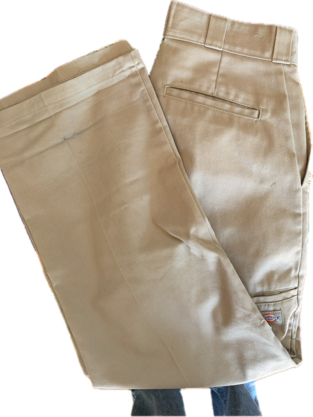Dickies Men’s Tan Straight-Leg Chinos